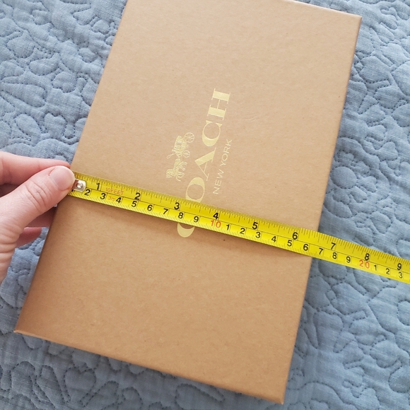 Brown Coach Gift Box Gold Lettering * - Picture 7 of 10